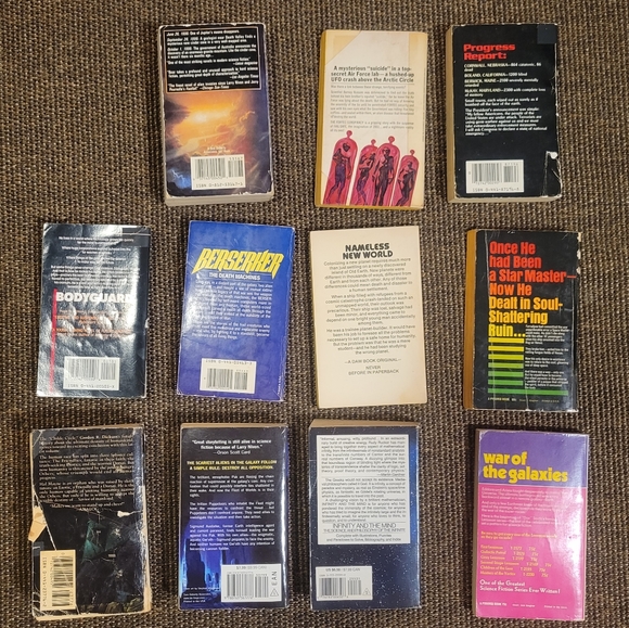 Vintage LOT of 11 Sci-Fi PB books 1960s-2000s - Picture 5 of 8